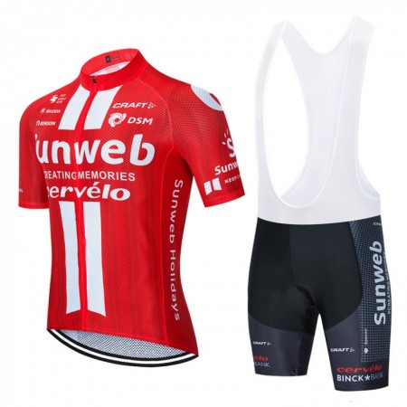Set Kurzarmtrikot + Trägerhose 2020 Team Sunweb N001